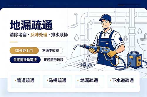 临沧地漏疏通