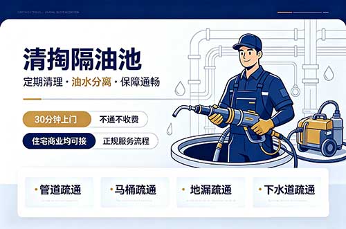 临沧清掏隔油池